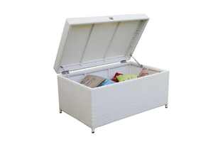 Durable Outdoor Rattan <b>Storage</b> Chest for <b>Cushions</b> and Accessories - Product Image 3