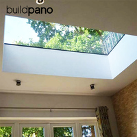 Techo Corredizo de Vidrio de Aleación de Aluminio Automático y Motorizado, Retráctil, para Exteriores, Moderno, con Aislamiento Térmico e Impermeable