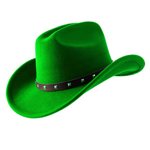 Sombrero de Vaquero de Cuero Estilo Western Premium para Hombre con Diseño Tradicional y Ala Ancha Curvada para Ranchos, Viajes y Festivales - Product Image 5