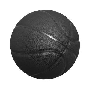 Ballons de basket-ball en cuir de qualité supérieure pour l'exportation, couleur noire, pour l'entraînement et la pratique, taille officielle - Product Image 5