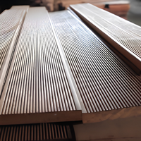 Plancher en bois massif Bengkirai, forme carrée, imperméable, antidérapant, facile à installer, pour usage extérieur et jardin