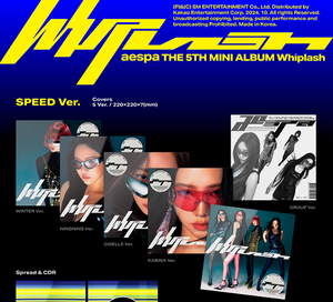 aespa Whiplash (Versión SPEED) Libro Electrónico de K-Pop (CD) Material de Papel y Plástico Idioma Coreano Para Todas las Edades Modelo BW-155 - Product Image 2