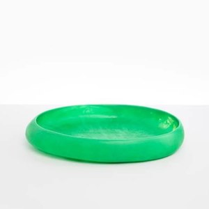 Bandeja de Servicio Cuadrada de Resina y Madera Amarilla Moderna 4x4, Patrón Personalizado, Pulida, Apta para Lavavajillas, Ecológica, para Restaurantes y Hoteles - Product Image 3