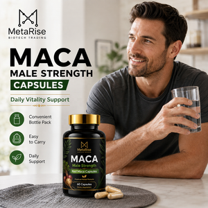 Cápsulas Naturales de Maca y Ashwagandha con <span class=keywords><strong>Vitamina</strong></span> <span class=keywords><strong>D</strong></span> para Energía y Resistencia Masculina, Suplemento Dietético Certificado GMP, Origen Shaanxi - Product Image 2