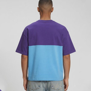 T-shirt Boxy da Uomo Fresh Now in Cotone Pesante Morbido Vestibilità Ampia Casual Streetwear per Moda Moderna e Comfort Quotidiano - Product Image 2