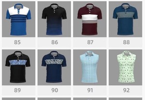 เสื้อโปโลผู้ชาย แขนสั้น กระดุมครึ่งตัว ทรงเข้ารูป ผ้าถัก สีพื้น สำหรับฤดูร้อน  พร้อมปักโลโก้ตามสั่ง เหมาะสำหรับเล่นกอล์ฟ - Product Image 6