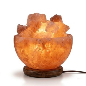 Lámpara de Sal del Himalaya, Cuenco de Sal, Lámpara de Sal de Roca Natural Hecha a Mano, Decoración para el Hogar, Venta al por Mayor, Fabricante OEM - Product Image 2