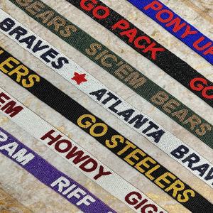 Correa Rectangular para Bolso Estilo Deportivo con Cuentas de Algodón Go Dawgs, Accesorio de Bolso Hecho a Mano para Personalización, ZONA DE ARTE CREATIVO - Product Image 5