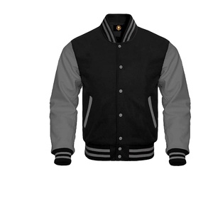 Chaqueta universitaria de alta calidad unisex de lona en blanco personalizable para invierno Formal bordado Diseño de botones chaqueta de hombre al por mayor - Product Image 6