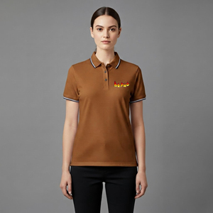 Camiseta Polo para Mujer, 210 GSM, 100% Algodón, Ligera, Transpirable, Suave al Tacto, Estilo Casual Elegante, Proveedor de Marca Privada OEM - Product Image 1