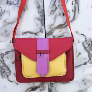 กระเป๋าถือแฟชั่นใหม่สำหรับผู้หญิง ทำจากหนังรีไซเคิล หลายสี กระเป๋าสะพายไหล่หนังแท้ทันสมัยสำหรับผู้หญิง - Product Image 1