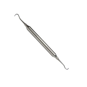 Instrumentos Bone Bridge H5 33, Scaler Jacquette Manual de Acero Inoxidable para Higiene Dental, Curetas Periodontales Super Finas Tipo Hoz - Product Image 1
