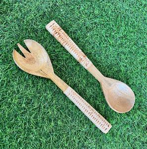 Eco-Friendly Handmade Wood Cactus <b>Spoon</b> Set Natural Mango Wood Salad Servers Decorative Kitchen Utensils Tableware Wood <b>Spoons</b> - Product Image 5