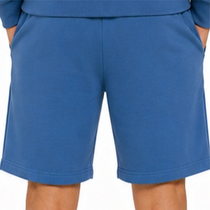 Conjunto de Sudadera y Pantalones Cortos Personalizados para Hombre, Sudadera de Cuello Redondo, Tela Suave, Algodón French Terry, Ropa Casual para Hombre - Product Image 6