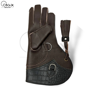 Gants de fauconnerie extra longs en daim premium, double couche, respirants, imperméables, résistants aux morsures, pour l'entraînement des oiseaux et la manipulation des animaux de compagnie - Product Image 2