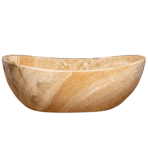 Baignoire autoportante en marbre onyx de luxe, nouveau design moderne pour hôtels et salles de bain résidentielles. - Product Image 4