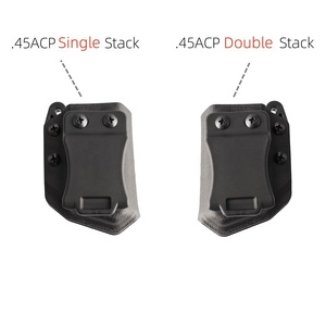 Funda táctica de 9mm para revistas de doble pila Universal IWB OWB <span class=keywords><strong>Mag</strong></span> Holder Carrier con clip para cinturón de nailon - Product Image 6