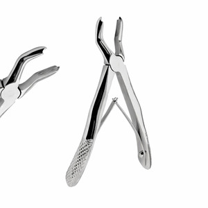 Patrón inglés Klein #3 Molares superiores pedodónticos Calidad universal Starnderd Instrumentos quirúrgicos dentales Fabricante Pakistán - Product Image 1