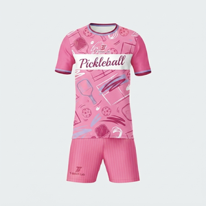 Uniforme de Pickleball para Hombre de Secado Rápido, Nuevo Diseño, Último Estilo, Ajuste Cómodo, Mangas Cortas, Ropa Deportiva - Product Image 1