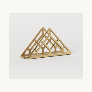 Porte-serviettes en métal de luxe, élégant, personnalisé, nouvelle arrivée, support décoratif pour serviettes de table pour la maison, l'hôtel, la cuisine - Product Image 6