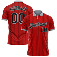 Kaos Polo Custom 100% Polyester Cepat Kering Logo Bordir Custom Seragam Kerja Golf Olahraga Unisex Harga Murah OEM