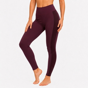 Women's Athletic <b>Workout</b> <b>Leggings</b> OEM Custom Eco-Friendly Spandex/Polyester High Waist <b>Pockets</b> Fitness Apparel Private Label - Product Image 4