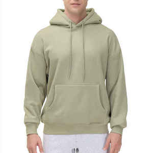 Sweat-shirts à capuche pour hommes, couleur unie, manches longues, cordon de serrage, style hipster, décontractés - Product Image 3