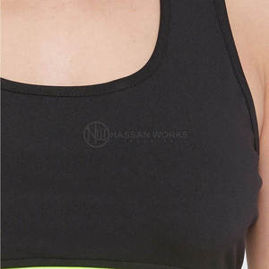 Ensemble de yoga deux pièces pour femme, respirant, très élastique, sans couture, pour le fitness, avec legging ajusté, service OEM - Product Image 4