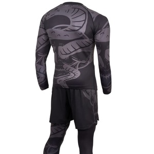 Camisetas de compresión Rush Guard de manga larga para hombre, sublimadas personalizadas. - Product Image 3