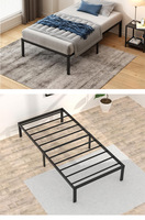 Base de Cama Doble Queen Desmontable con Plataforma, Estilo Americano, para Dormitorio Transfronterizo