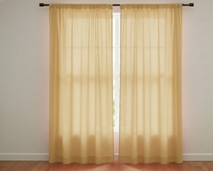 Cortinas de Algodón Lavado Hechas a Mano, Cortinas Decorativas para el Hogar, Cortinas de Lujo Color Rost o para Sala de Estar, Cortinas para Ventana - Product Image 2