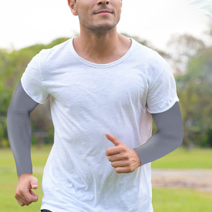 Manchons de compression légers et respirants pour le sport avec logo personnalisé, ajustement élastique, antibactériens, séchage rapide, évacuation de l'humidité - Product Image 6