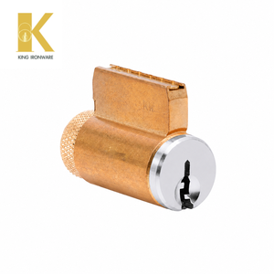 Serrure cylindrique en laiton sur mesure, 5 goupilles avec gorge KW, finition chrome poli, sécurité pour porte - Product Image 4