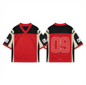 Maillot de football américain personnalisé OEM ODM Fabricant Vêtements d'équipe de qualité supérieure à manches courtes Marque privée Vêtements de sport en gros 100% - Product Image 3