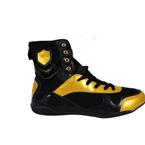 Zapatos de Boxeo con Logotipo Personalizado, Cierre de Velcro, Cuero Premium, Suela Resistente, Ligeros y Transpirables para Entrenamiento en Interiores - Product Image 5