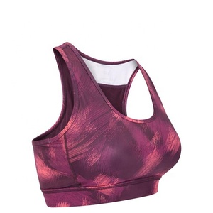 Deportes atléticos Sexy sujetador de Yoga Top para mujer, ropa de gimnasio Fitness Yoga Bra Camisole camisas logotipo personalizado estilo - Product Image 2