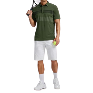 Camisa Deportiva de Golf para Hombre, Manga Corta, Corte Regular, Estilo Casual de Negocios, Tela de Algodón Suave, con Botones, Color Sólido, para Uso Diario - Product Image 3