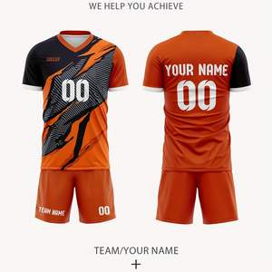 Maillot de football de la ligue, domicile, avec impression du nom du joueur, service OEM, découpe automatisée, conception de maillots, kits de football - Product Image 3