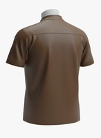 Uniforme de barbier à manches courtes personnalisé - Blouse de travail pour salon - Costume professionnel pour salon de coiffure