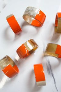 Anillo para Servilletas de Cuerno Natural, Superventas, para Vajilla, Decoración del Hogar, Artículo para el Hogar, Anillo para Servilletas de Cuerno al Mejor Precio - Product Image 5