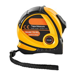 Metro a nastro retrattile a doppia scala da 25 piedi (8m/5m) con corpo in acciaio e custodia in ABS, facile da leggere, per misurazioni imperiali e metriche - Product Image 2