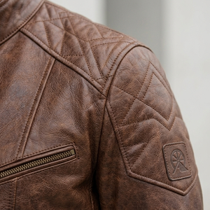 Veste en cuir de crocodile véritable pour hommes, veste en cuir de crocodile personnalisée, vente en gros en usine - Product Image 5