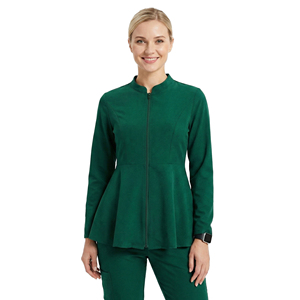Chaqueta Médica Elegante para Mujer, Precio de Fábrica al por Mayor, con Cierre Frontal, Uniforme Médico, Logotipo Personalizado, Ropa de Enfermería, Chaquetas para Hospital - Product Image 1