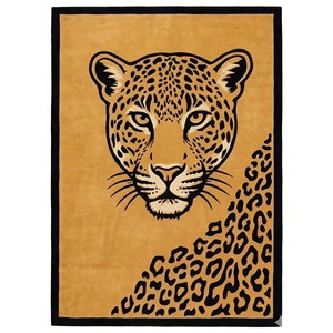 <b>Leopard</b> Print Area <b>Rug</b> Safari Animal Design Hand Tufted Luxury Gold Woolen Carpet Wildlife Living Room Bedroom Home Decor <b>Rug</b> - Product Image 1