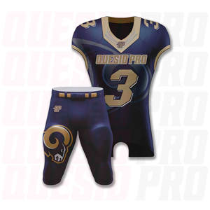 Uniformes de Fútbol Americano Personalizados para Adultos, Ropa Deportiva de Manga Corta Transpirable, Venta al Por Mayor Directa de Fábrica - Product Image 5
