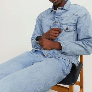 Custom Design Vintage Animal Print Breathable Eco-Friendly Men Denim <b>Jacket</b> High Quality Oversized Street Wear Fashion Wholesale - Product Image 3
