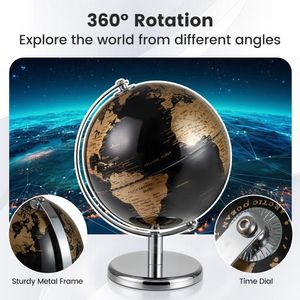 Globo Terrestre Decorativo Moderno da Tavolo per Arredamento Casa o Ufficio - Product Image 3