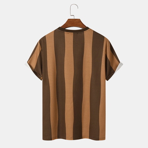 เสื้อยืดผู้ชายไซส์ใหญ่ สตรีทแวร์คุณภาพสูง ผ้าฝ้าย 100% รับทำโลโก้ OEM ทรงปกติ แห้งเร็ว ระบายอากาศได้ดี สำหรับทั้งชายและหญิง - Product Image 2