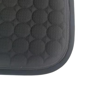 Tapis de selle en mousse confortable marron pour dressage, lisse, pour soins équins, chaud et doux, personnalisation acceptée, fournitures équestres en satin - Product Image 3