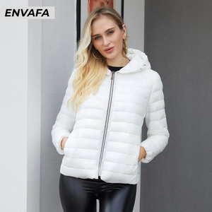Veste Courte Chaude et Ample en Duvet de Canard Blanc de Luxe Décontracté pour Femme – Veste et Manteau Personnalisables en Gros - Product Image 1